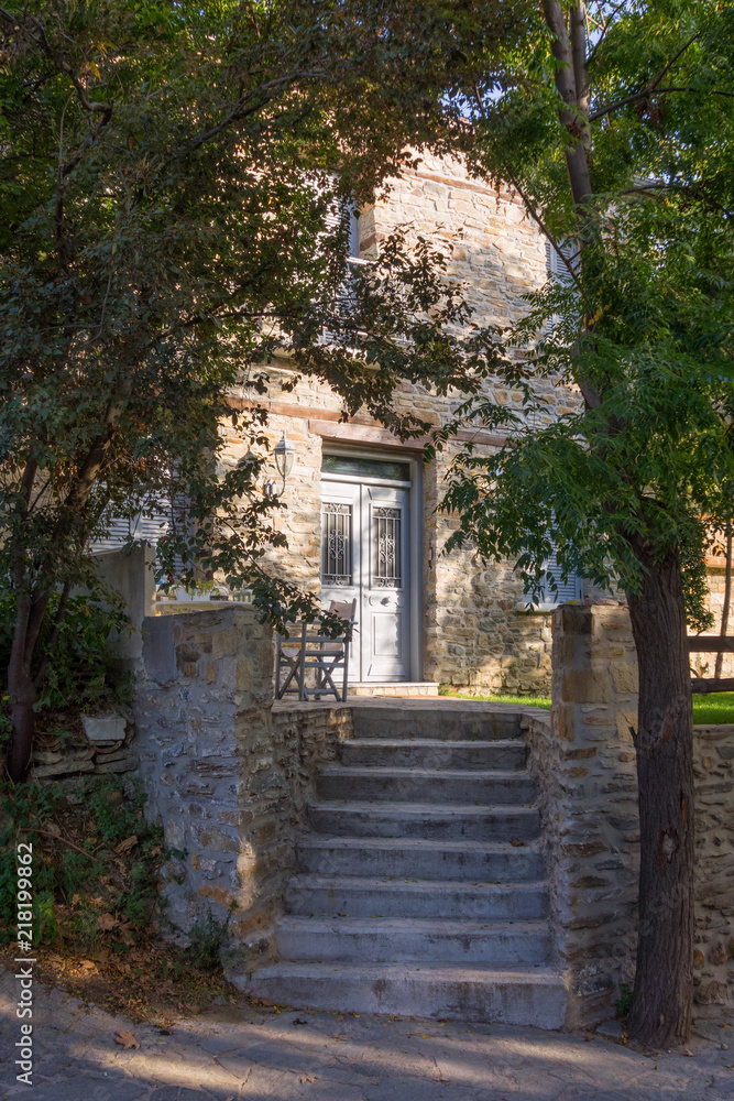 Architecture in the old Nikiti village, Sithonia, Chalkidiki, Greece Architecture in the old Nikiti village, Sithonia, Chalkidiki, Greece