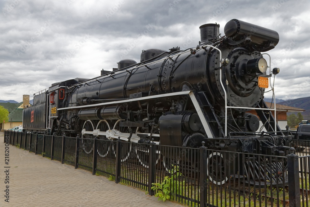 Naklejka premium Dampflok in Jasper