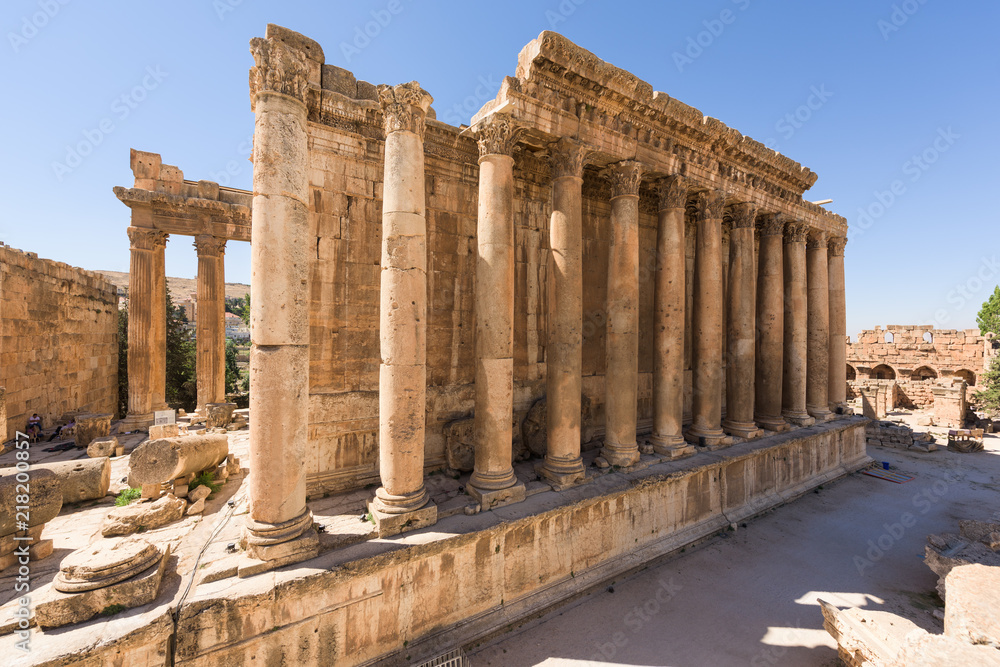 The roman temple of Bacchus, Ballbek Heliopolis, Lebanon