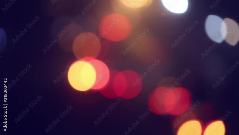 Street night lights. Defocused rounds. Bokeh particles. Street night lights. Defocused rounds. Bokeh particles.