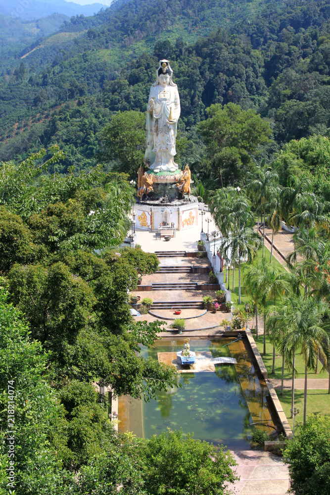 Buddhist temple. Thailand. Phuket.