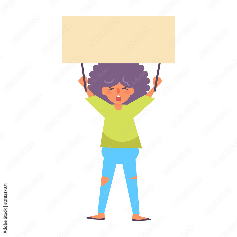 Woman screams Vector. Cartoon. Isolated art on white background. Woman screams Vector. Cartoon. Isolated art on white background.