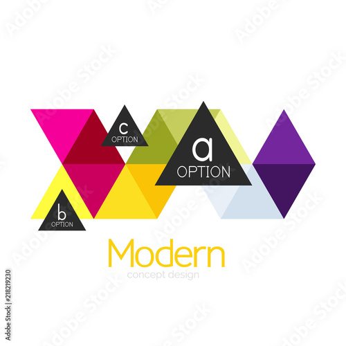 Free Download Triangle shape design abstract business logo icon design. Company logotype branding emblem idea - GFXLoad