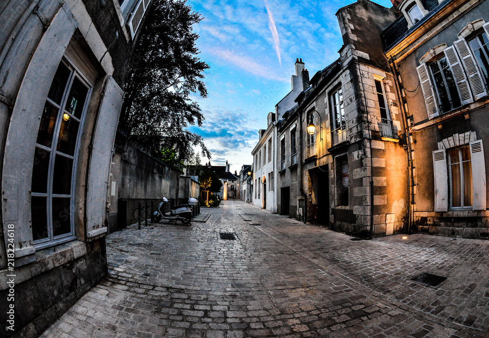 Typical old french street 