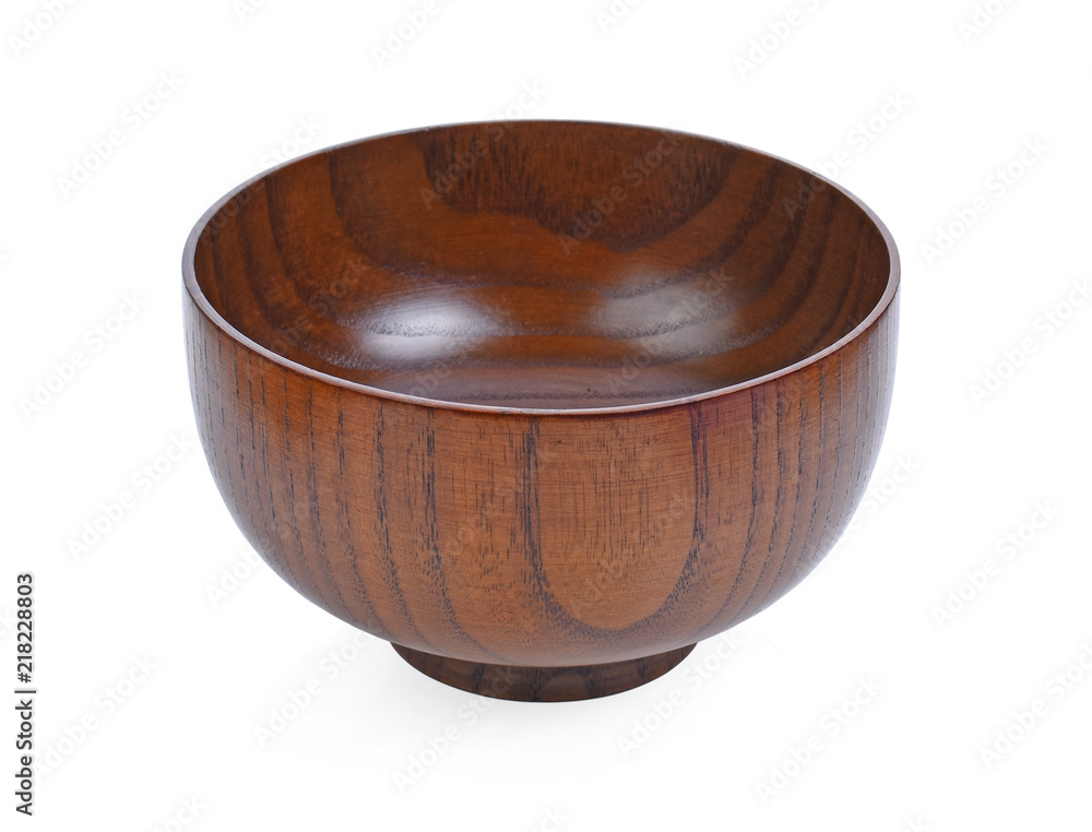 Brown ceramic bowl isolated on white background. Brown ceramic bowl isolated on white background.