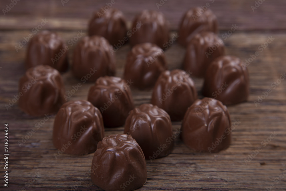 chocolate candy and sugar chocolate candy and sugar