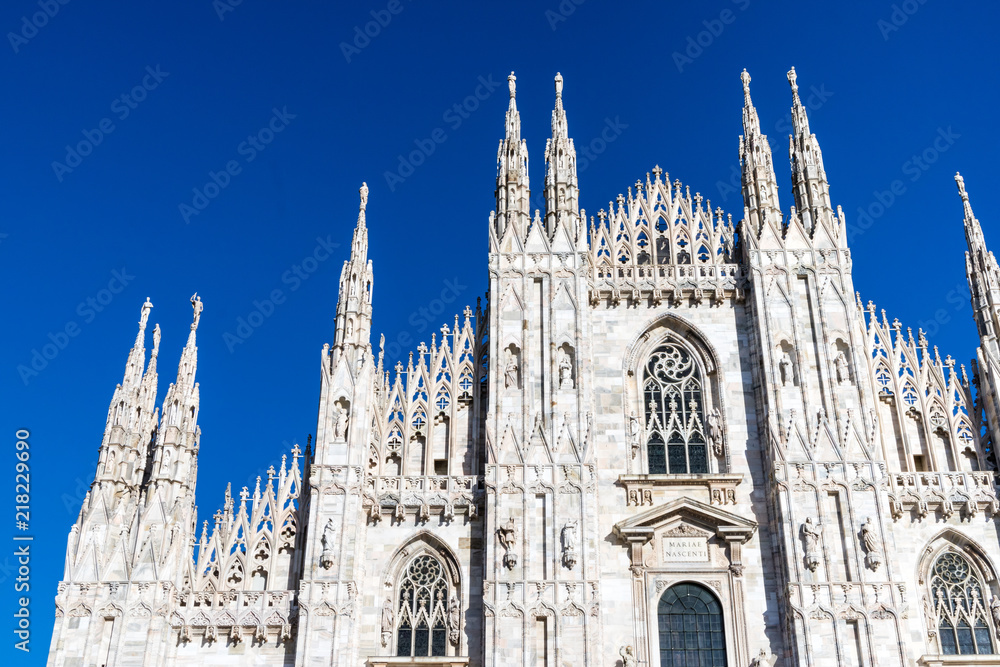 Catholic Church Duomo Di Milano from Italy