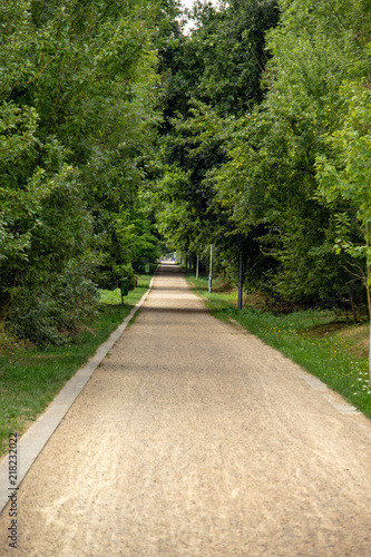 Picture from a way to  the lake cospudener see in leipzig ..It is a part of the tourism concept new lakeland.This is a beautiful place for bathing,watersports,cyclists and pedestrians.