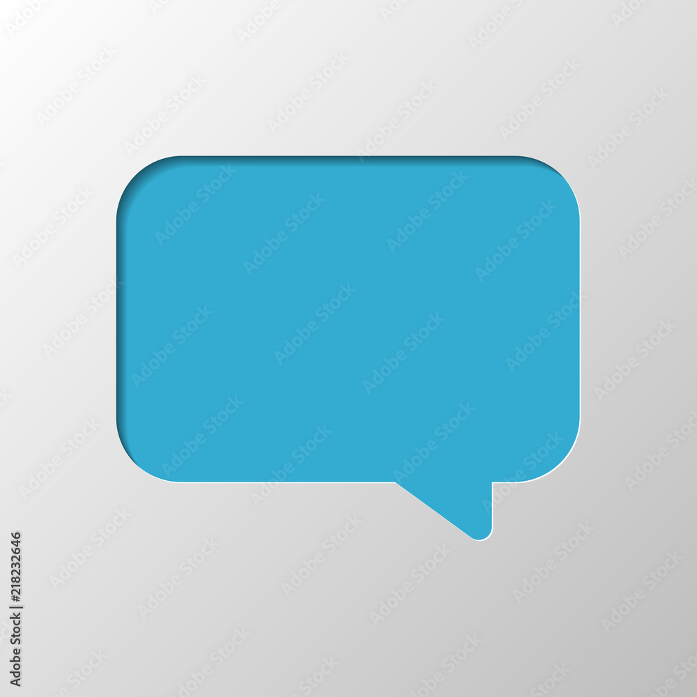 Simple text cloud. Paper design. Cutted symbol with shadow Simple text cloud. Paper design. Cutted symbol with shadow