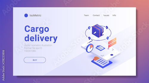 Fast Delivery Services and E-Commerce concept