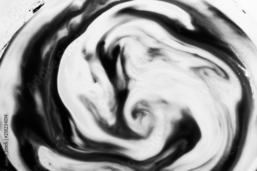 Black sinuous shape