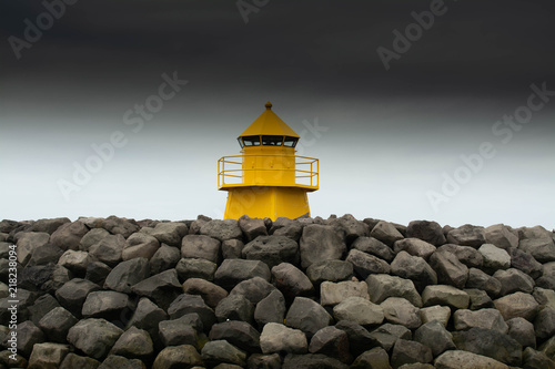 Lighthouse in the gloom