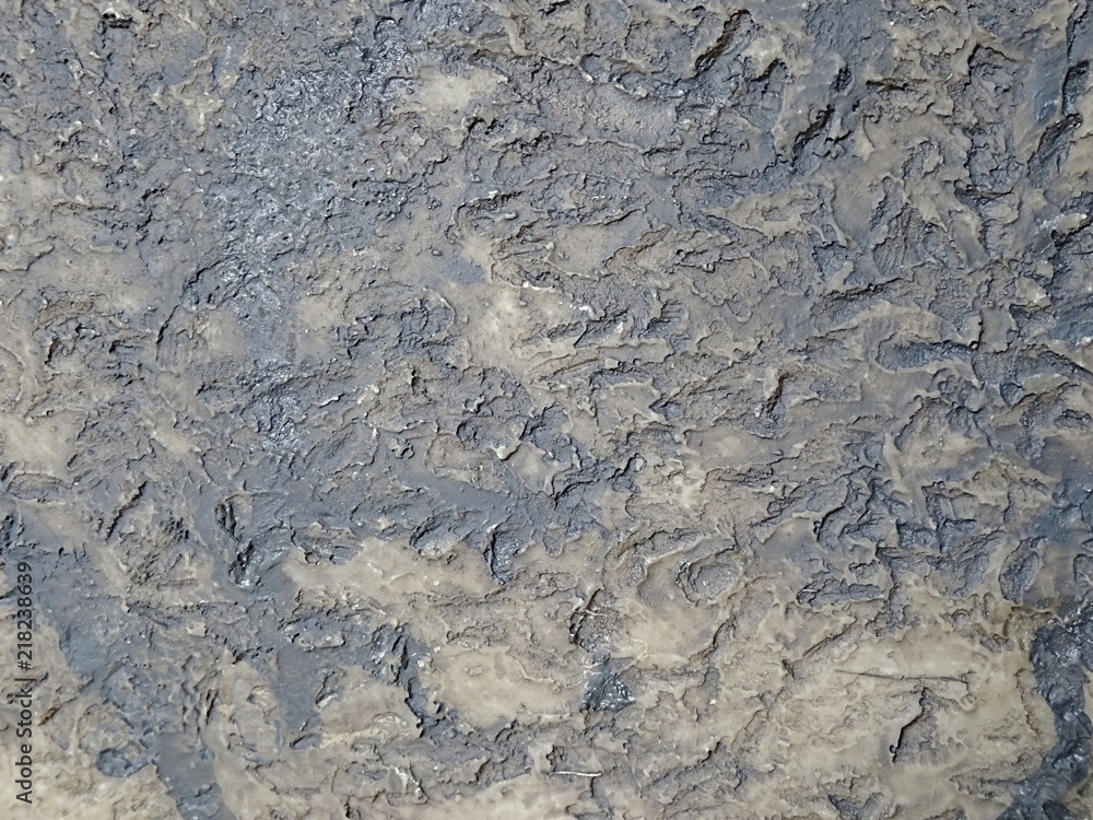 Naklejka premium Plastic textured surface background damaged in fire 
