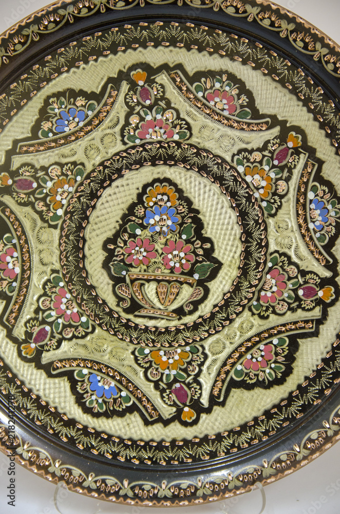 Ornamental Copper Plate
