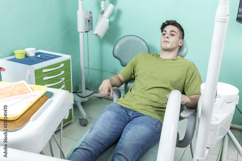 Dentist office lifestyle scene. Desaturated Dentist office lifestyle scene. Desaturated