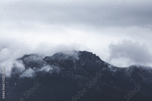 Dark Mountains on Cloudy Day © Judah