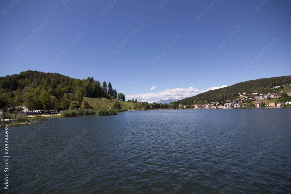 lago di Baselga di Pinè Treentino Alto Adige Trento Italia 