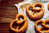 Oktoberfest Brezel frisch aus der Backofen