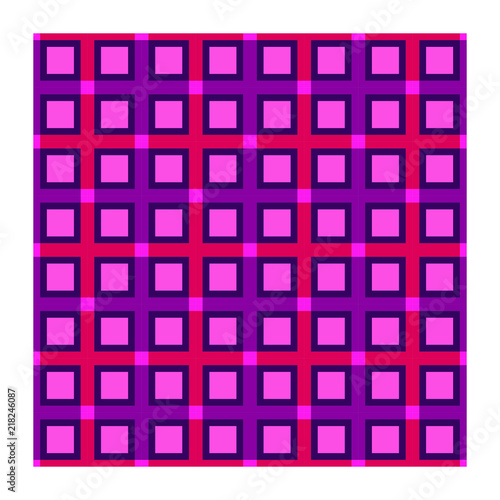 Arte vettoriale illustrazione sfondo geometrico rosa viola colorato a quadri texture mattonella