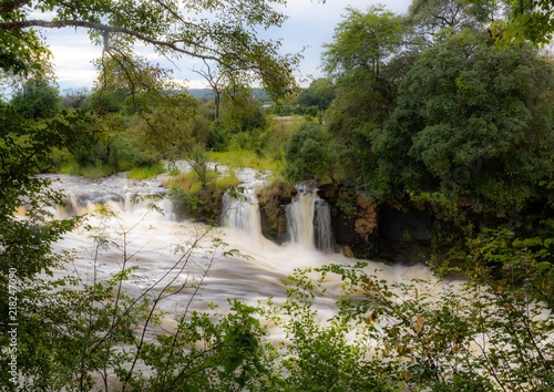 Victoria Falls between Zambia and Zimbabwe