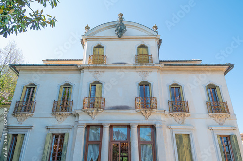 The Venetian villas on the banks of the river Brenta