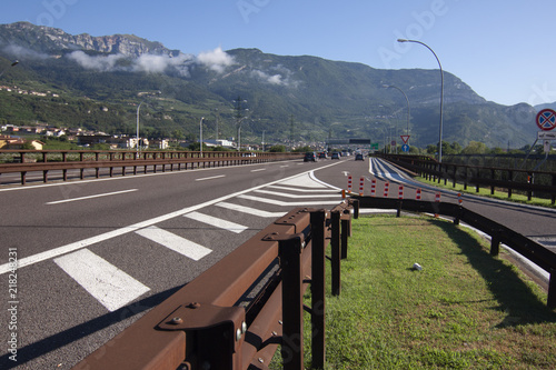 Valokuva autostrada percorso A22 per Bolzano Brennero Italia
