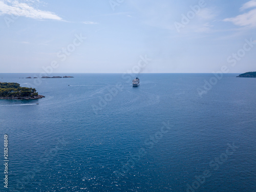 Aerial view of beautiful Croatia