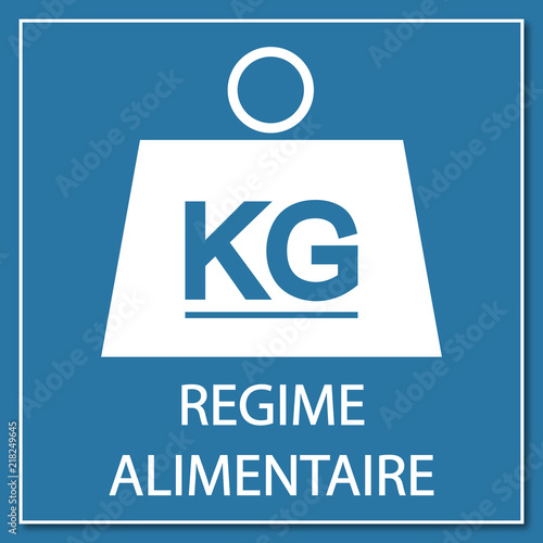Logo régime alimentaire.
