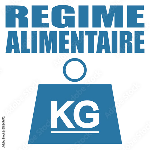 Logo régime alimentaire.