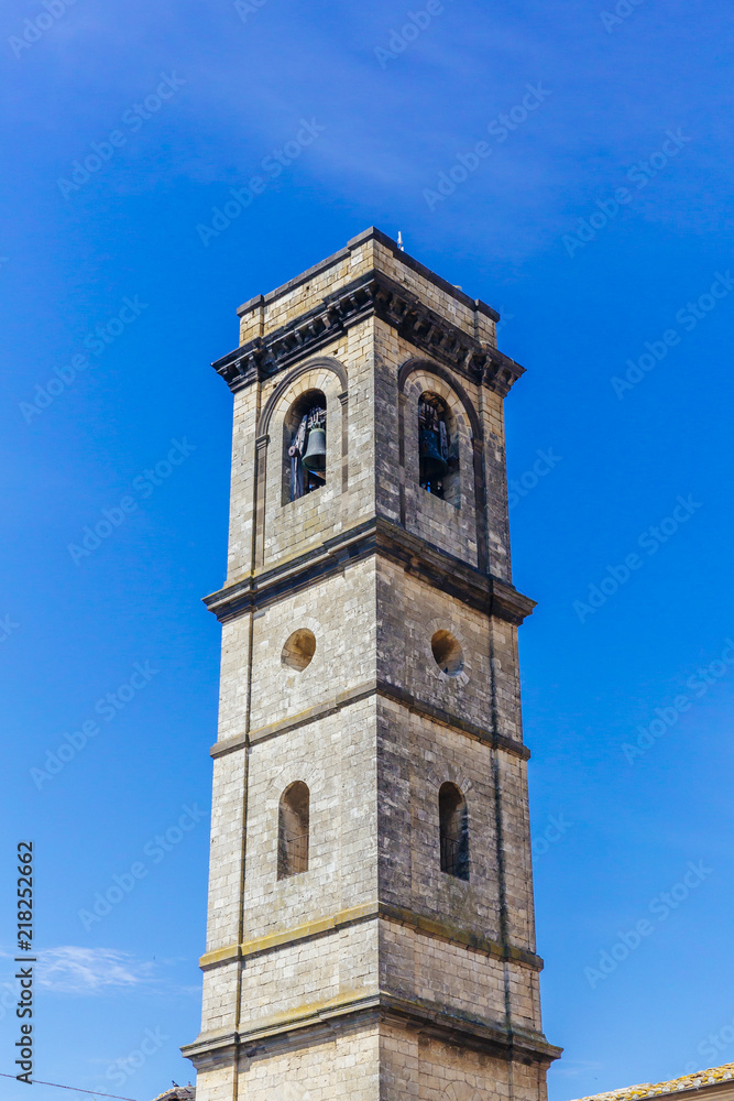 Old Bell Tower in Tarquinia, Italy