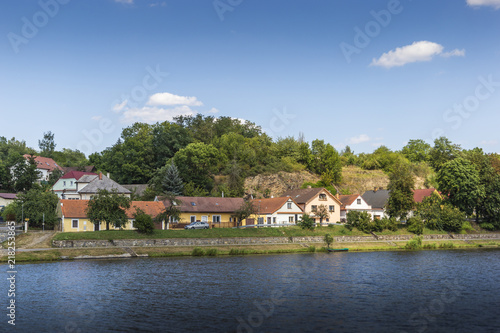 The village on the banks of the Vltava river. © Sergey Fedoskin