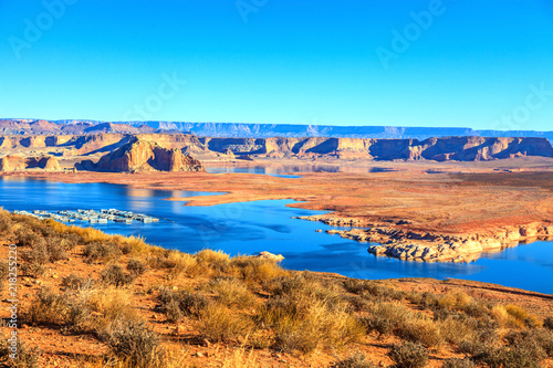 Panoramic picture of Lake Powell