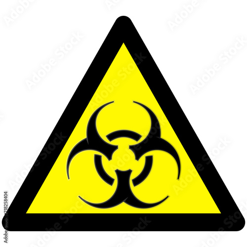 Radioactive Sign, Vector Illustration.