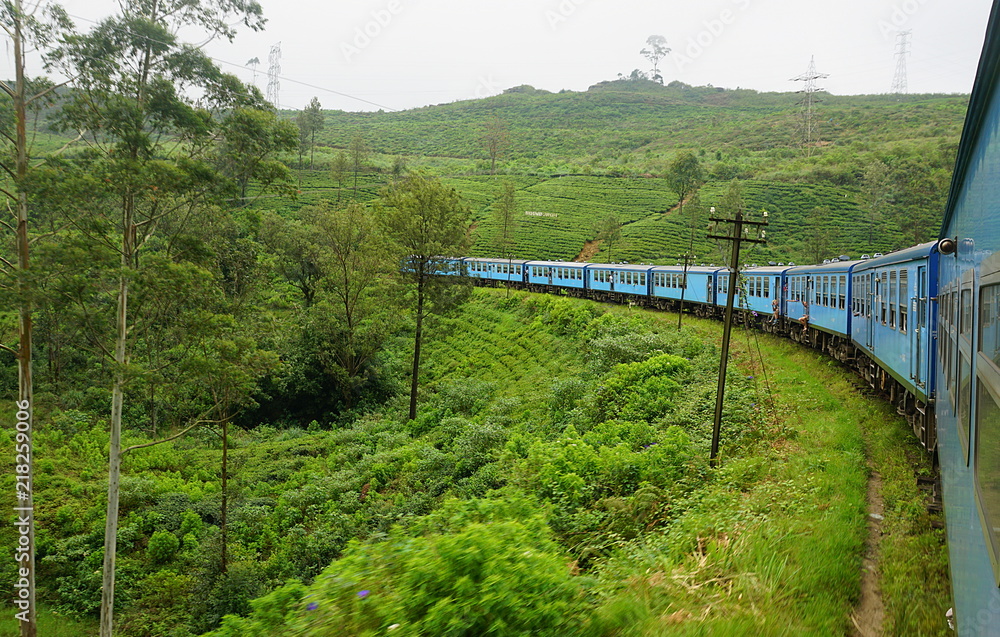 Train ride from Nanuoya to Ella, Sri Lanka Train ride from Nanuoya to Ella, Sri Lanka