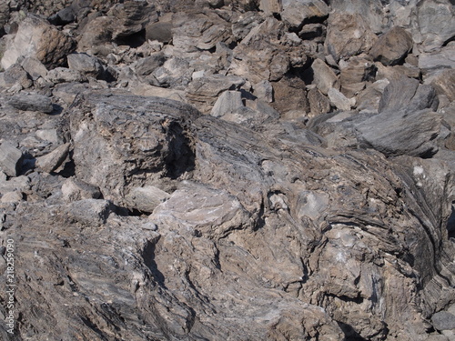 Rugged terrain of the Big Obsidian Flow 
