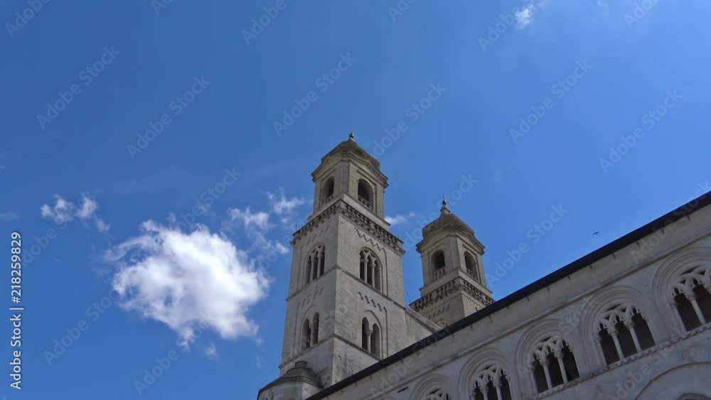 4K Italy, Puglia region, Altamura, Cathedral of Santa Maria Assunta, facades and elevations 4K Italy, Puglia region, Altamura, Cathedral of Santa Maria Assunta, facades and elevations