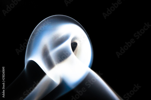 Nature Abstract: The Delicate Beauty and Elegance of a Wisp of Smoke