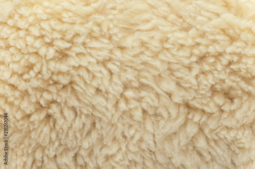 Fine stuff soft material from sheep fur