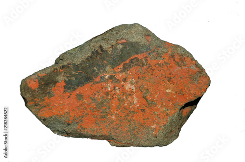 mineral minium isolate on white background