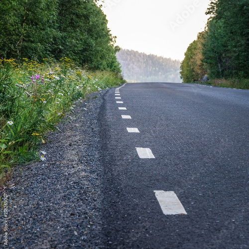 Small road in the mountains...
