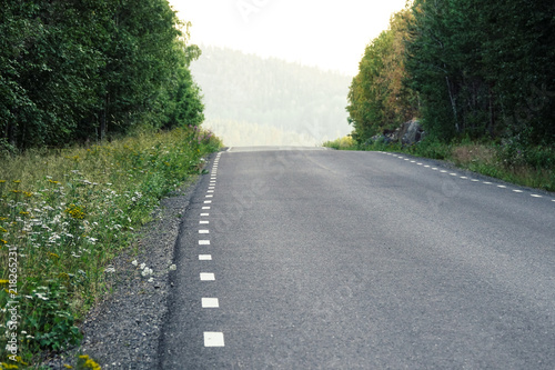 Small road in the mountains...