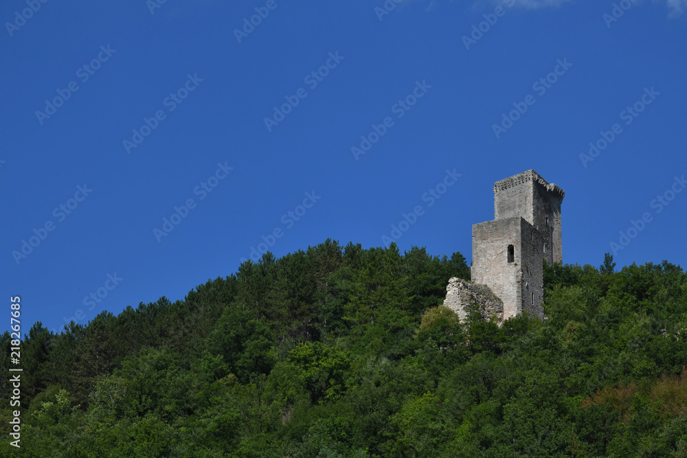 Medieval Towers near Visso, Italy