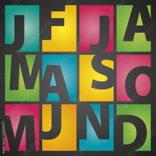 Calendar color moths first letter black background