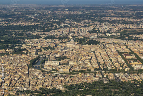 Aerial picture of Rome
