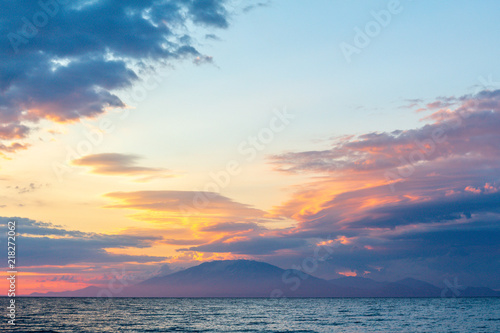 Sunset Skies of Zante looking out towards Kefalonia