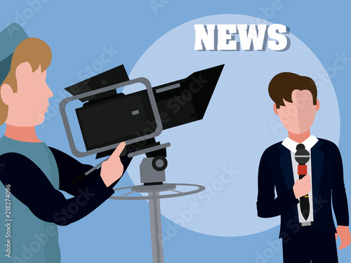 Men news reporter