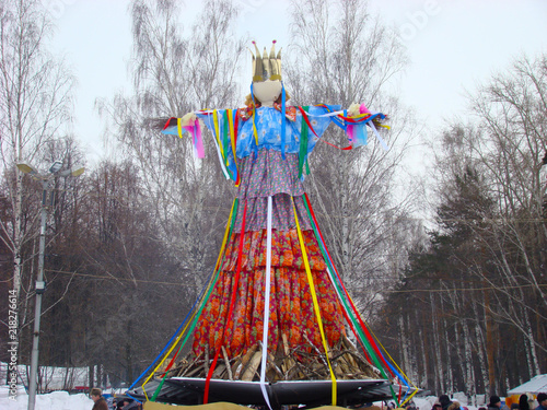 scarecrow on Maslenitsa