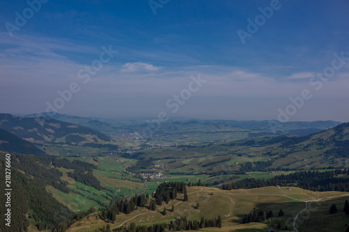 Blick vom Hohen Kasten ins Appenzeller Land photo