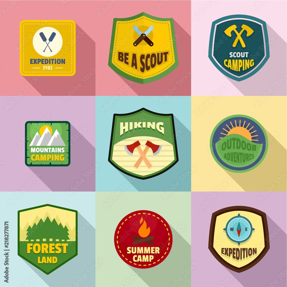Forestry icons set. Flat set of 9 forestry vector icons for web isolated on white background Forestry icons set. Flat set of 9 forestry vector icons for web isolated on white background