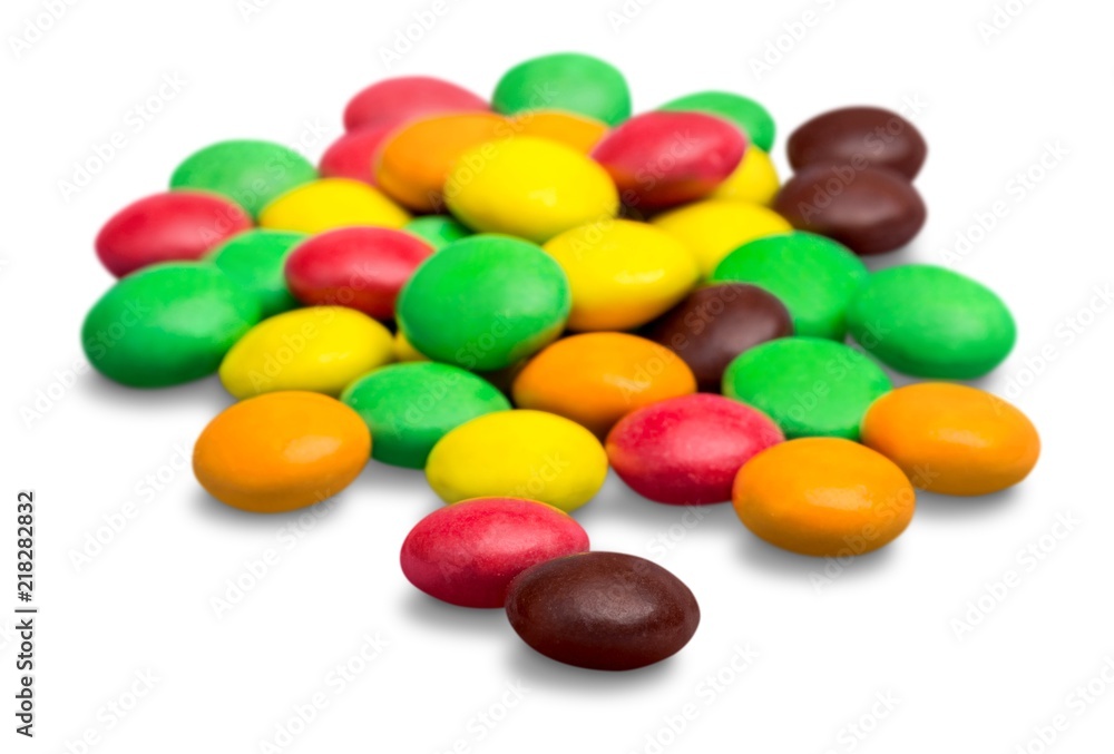 Colorful Chocolate Coated Candies Colorful Chocolate Coated Candies
